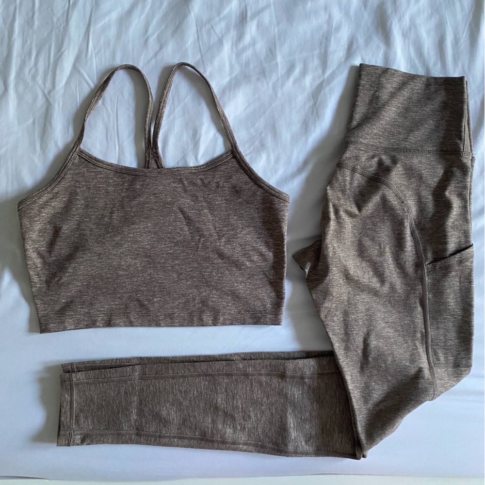 American Eagle Outfitters Brown Sports Bra
